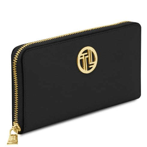 Financier - Exclusive zip around leather wallet